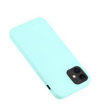 iPhone 12 Mini Compatible Case Cover With Premium Soft Feeling Jelly - Mint